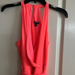 Bright Coral Romper from Express🪸🐠